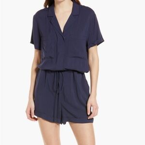 Treasure & Bond Navy Jumpsuit